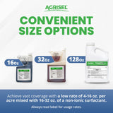Agrisel GrassOut Max Weed Killer, Targets 50+ Grassy Weeds without Harming Desired Plants, Pet Safe, Large Area Treatment, Easy Application, 3-Pack of Disposable Gloves Included, 32 Ounces