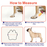 SeranPup M Orange Stay-On Suspender Dog Boots | Anti-Slip Waterproof | Adjustable Dog Shoes Paw Protector for Medium Dogs Outdoor Walking Hiking