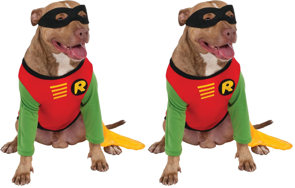 DC Comics Teen Titans Pet Costume, X-Large, Robin (Pack of 2)
