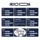IECOii Dog Winter Jacket Reflective Winter Coats with Harness Hole Adjustable Windproof Jackets Warm Pet Snow Vest for Dachshund Waterproof Cold Weather Coat for Outdoor, Pink, Size M