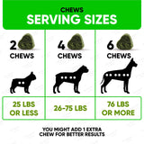 Green Lawn Chews for Dogs - Natural Dog Urine Neutralizer for Lawn with Cranberry, Probiotics, ACV & Digestive Enzymes - 120 Chews for Healthy Bladder, Urinary Tract - Grass Burn, Yellow Spots Treats