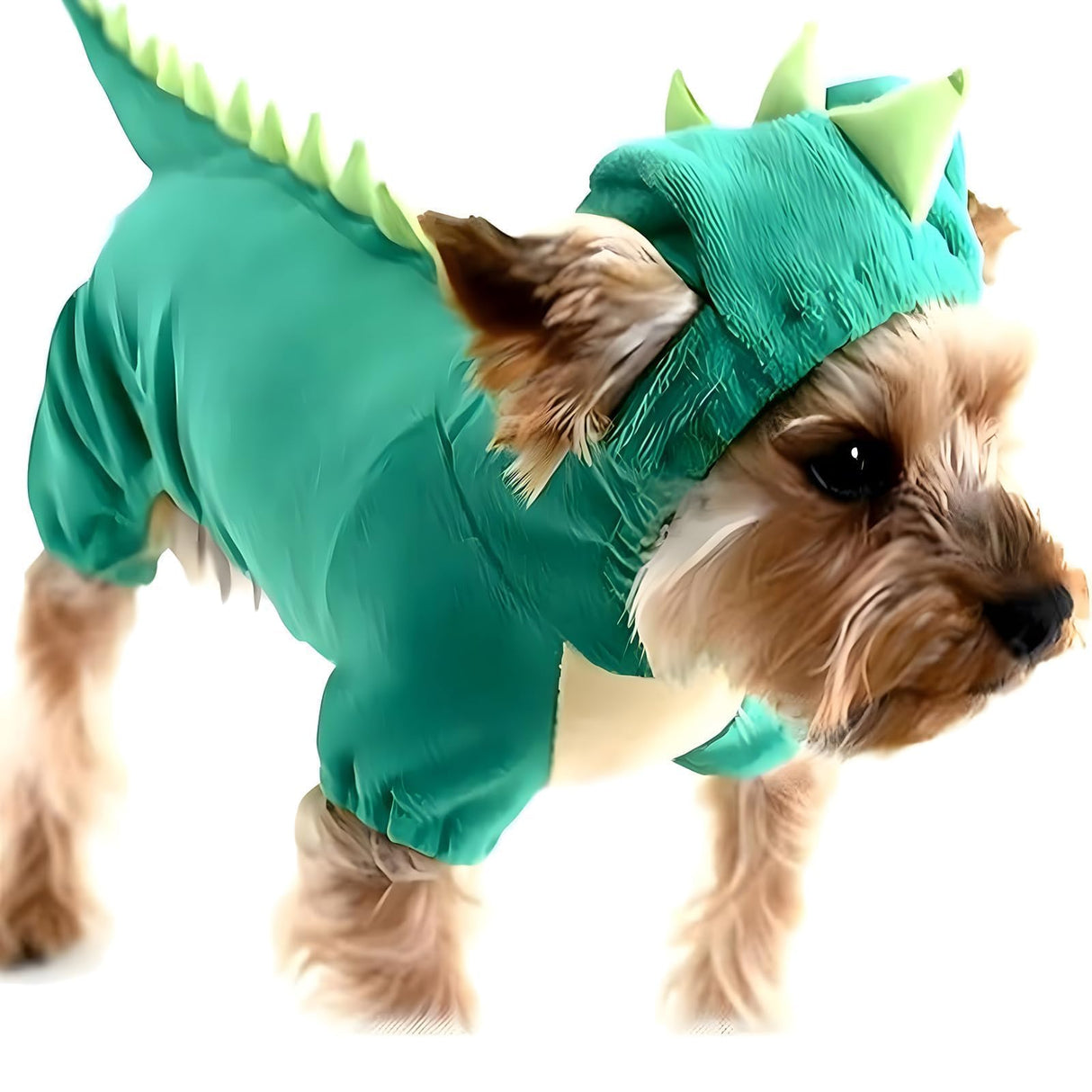 Hotumn Dinosaur Dog Halloween Costume Pet Dino Hoodie for Medium Dogs (XX-Large, Green)