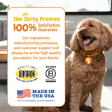 Zesty Paws Probiotics for Dogs, Digestive Enzymes Gut Flora, Digestive Health, Diarrhea & Bowel Support, DE111, Dog Probiotics Soft Chew for Pet Immune System, Chicken, 90 Ct