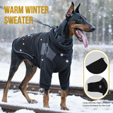 OneTigris Dog Sweater, Turtleneck Thick Dog Sweater for Small Medium Dogs, Warm Clothes for Cold Weather, Soft Lightweight and Stretchy Winter Coat for Christmas Thanksgiving