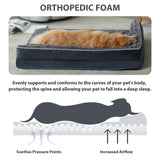 BFPETHOME Orthopedic Dog Beds for Large Dogs-Waterproof Sofa Dog Bed with Removable Washable Cover, Large Pet Bed with Waterproof Lining and Nonskid Bottom, Pet Bed for Dogs