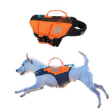 Non-stop dogwear Protector Life Jacket, Innovative Dog Life Jacket, Breathable Dog Swimming Vest with Ergonomic Design for Full Freedom of Movement, Black/Orange, Size 3