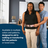 TIDI Posey Gait Belt, Pastel, Long, 74” – Walking Belt & Gait Belt – Quantity: 1 – Medical Supplies for Nurses, Physical Therapy & Home Care (6531L)