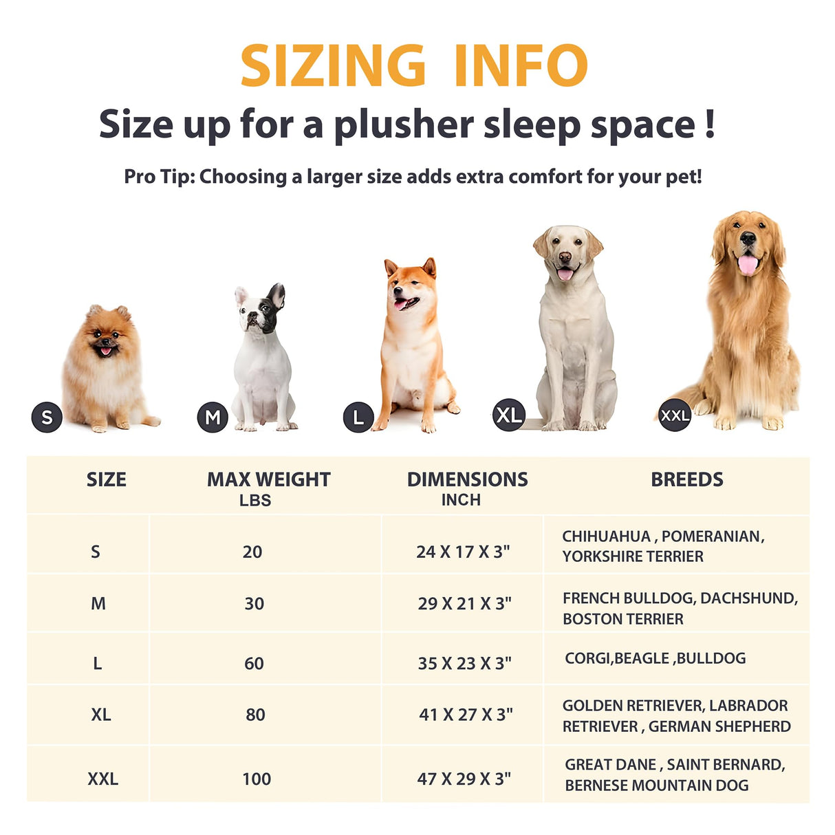 ZAKAPAWS Dog Crate Pad for Large Dog - 35x23 Memory Foam Dog Bed, Washable & Anti-Slip Dog Bed Mat, Ultra Soft Kennel Pad for Dogs Cozy Sleeping Mat, Grey