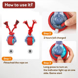 BENTOPAL Dog Toys Interactive Dogs Ball with Super High-Speed Rechargeable Dog Toy Ball for Puppies