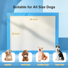 Load image into Gallery viewer, Gardner Pet Ultra Absorbent Thicker Dog Pee Pads Extra Large XL 28"x34" Leak-Proof Odor-Control Blue Puppy Training Pads Full Edge-Wrapping Pad for Dogs Dogs, Puppies, Doggie, Cats, Rabbits - 30 Ct
