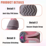 Soft Dog Shoes for Small Dogs,Dog Paw Protector for Outdoor Activities, Anti-Slip Dog Boots Size 2,Pink