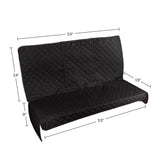 Dog Car Seat Cover for Back Seat - Water-Resistant Car Seat Protector for Cars, Trucks, and SUVs - Seat Cover Protects from Scratches, Mud, Pet Hair and Accidents - Car Accessories by PETMAKER (Black)