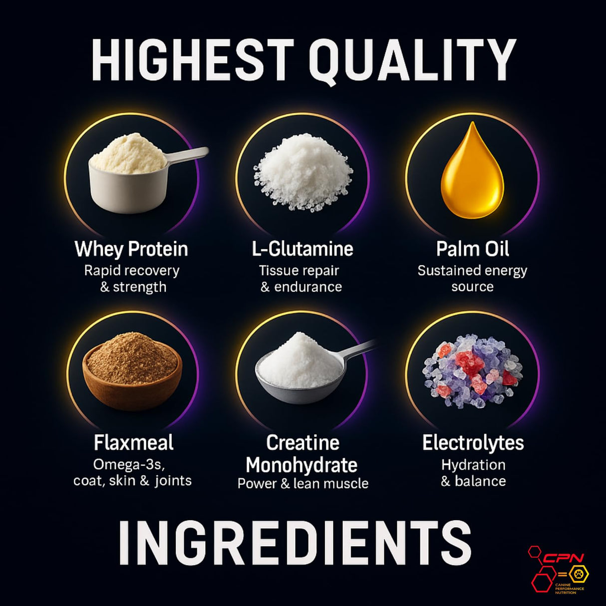 Vertex High-Performance Dog Supplement – Predigested Liver, Whey & Egg Protein – Supports Muscle, Recovery, Fertility, Digestion & Milk Production – Ideal for Working, Breeding & Active Dogs - 4LBS