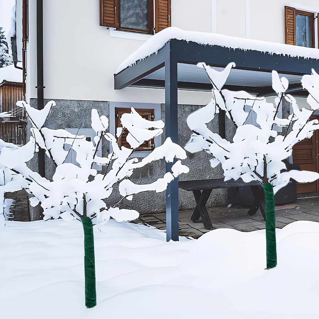 Konload Tree Protector Wraps, Winter Tree Trunk Guard Shrub Trees Antifreeze Bandage Protector Wrap Tree Protection from Deer and Animal