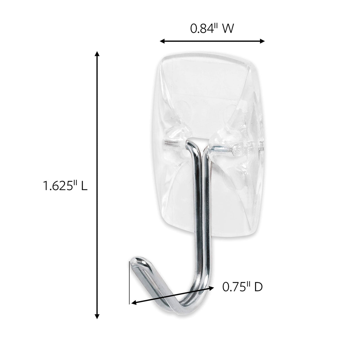 Command Small Clear Wire Toggle Hooks, 10 Hooks and 12 Command Strips, Damage Free Hanging Wall Hooks with Adhesive Strips, Adhesvie Hooks for Hanging, Organization and Storage, Holds up to 0.5 lb