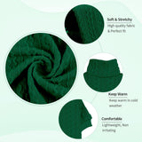 Dog Sweaters for Large Dogs Turtleneck Knitted Pet Clothes Solid Color Puppy Sweater Warm Dog Sweater(Green&XL)