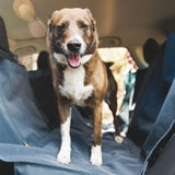 Ruffwear, Dirtbag Dog Car Seat Cover, 300D Heavy Duty Waterproof Scratch Proof Nonslip Hammock or Bench, Durable Machine Washable, Back Seat Protector for Cars, SUVs & Trucks, Basalt Gray