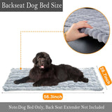 HYuMCCyhT Pet Couch Covers for Sofa Protector for Dogs Washable Backseat Pet Bed Mat Dog Bed Non-Slip Travel Pet Mat Fit (Grey, for Truck/Large SUVs（56.3"x28.7")