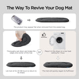 Bedsure Washable Dog Crate Pad for Extra Large Dogs, Anti-Slip Puppy Kennel Dog Bed for Crate - Ultra Soft Fleece Flat Thin Pet Mat (Not Chew Proof), Brown XXL 47"x29"