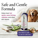 Jax N Daisy Don’t Let Your Dog Itch Lotion, 16 oz – Itch Relief for Dogs, Anti-Itch Skin Soother & Grooming Care