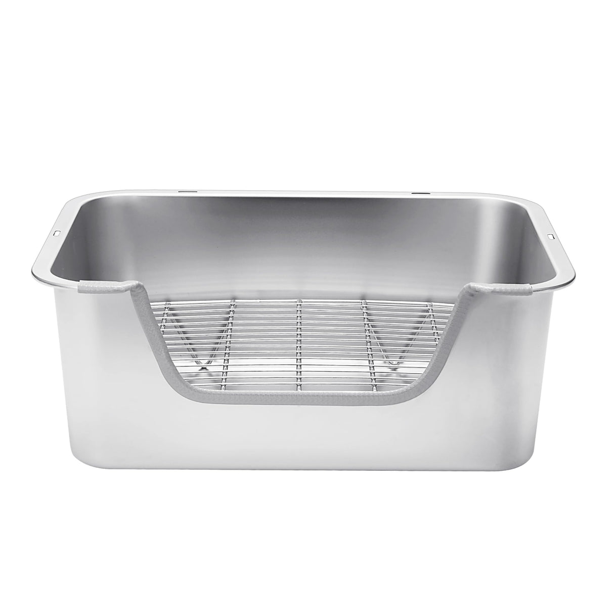 Sorstrem Stainless Steel Sifting Litter Box for Rabbit (M)