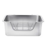 Sorstrem Stainless Steel Sifting Litter Box for Rabbit (M)