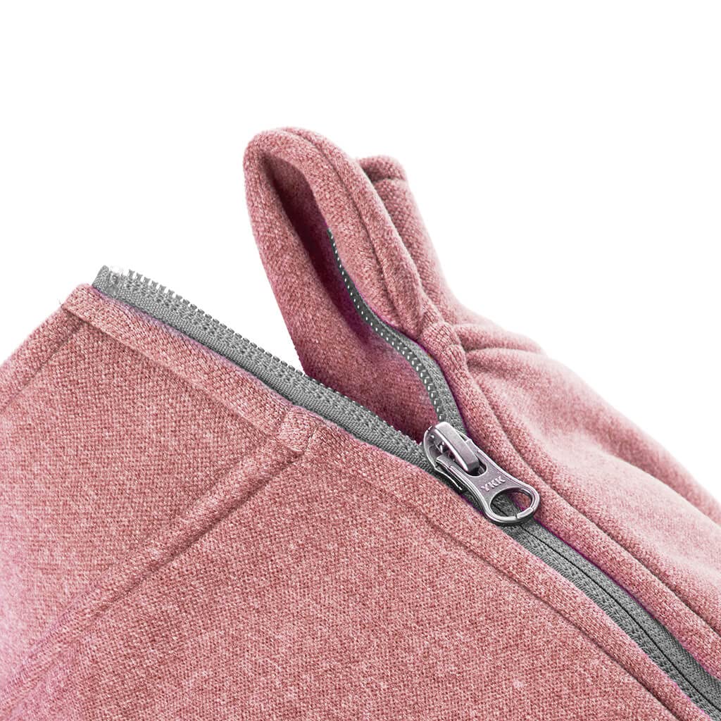Gooby Zip Up Microfiber Fleece Dog Sweater - Pink, Medium - Warm Double Layered Soft Microfiber Fleece Step-in Dog Jacket for Small to Medium Dogs