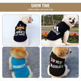 Custom Dog Clothes Shirts for Small Large Dogs Breathable Pet Shirt Customized Image Text Sleeveless Tank Tops for Puppy Cats Customize Pets Apparel Gifts, Light-Purple, 5XL