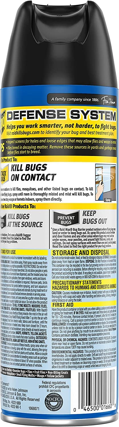 Raid Flying Insect Killer 15 Ounce (Pack of 5)