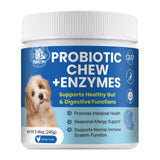 Probiotics Dog Allery Chews for Dogs, Improve Itchy Skin Itchy Ears, Yeast Balance, Gut Health, Probiotics (10 Billion CFU) for Dog Immune Health & Allergy Relief Chews + Vitamins Blend