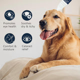 Cataract Drops for Dogs, Dog Eye Drops for Relieving Itching & Irritation, Vet Recommend Eye Drops for Dogs Eye Infection Treatment, Long-Lasting Relief for Dryness Pink Eyes Vision Clarity (2 X10ml)