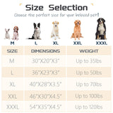 DEBANG HOME Dog Beds for Medium,Large Dogs Breeds,Sofa Dog Bed with Pillow for Crate Kennel, Super Soft Pet Bed for Support Bolster, Comfortable Pet Couch Bed & Non-Slip Bottom
