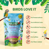 Bird Street Bistro Cockatiel Food Sample 3 Pack - Cooks in 3-15 min w/Natural Whole Grains - Healthy Non-GMO Fruits, Dried Vegetables, Health Orientated Spices