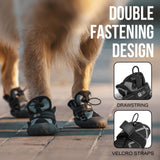 Arblina Dog Shoes for Large Medium Size Dogs, Waterproof Anti Slip Dog Boots&Paw Protectors for Summer Hot Pavement Winter Snow, Breathable Dog Booties for Outdoor Walking Hiking Hardwood Floor