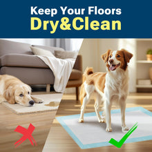 Load image into Gallery viewer, Clean Spaces Extra Large Puppy Pads 28"x34",Super Absorbent Disposable Pee Pads for Dogs / Wee Wee Pads / Potty Training Pads, Incontinence Bed Underpads for Adults, 50 Count
