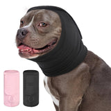 KOESON Dog Calming Hoodie, Soft No Shake Ear Wraps for Dogs, Adjustable Dog Ear Muffs Noise Protecion, Head & Neck Covers for Dogs for Thunder, Firework, Grooming, Separation Anxiety, Hematoma