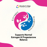 Breeder’s Edge Problem Female, Hormonal Support Supplement for Female Dogs & Cats, Natural Herbal & Amino Acid Blend to Support Reproductive Balance & Pregnancy Maintenance, Pork Liver Flavor, 454g