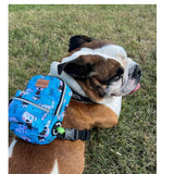PawLook Dog Backpack to Wear with Chest Harness Self Carrier dogbag with Additional Pocket for Poop Bag Anti Slip Stylish Dog Bag for Your pet Street Smart Serie Pawsup Cute Small