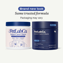 Load image into Gallery viewer, PetLab Co. Joint Care Chews - High Levels of Glucosamine for Dogs, Green Lipped Mussels, and Omega 3 - Dog Hip and Joint Supplement to Actively Support Mobility - Packaging May Vary - Salmon
