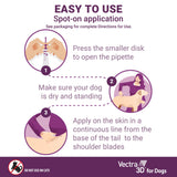 Vectra 3D for Dogs Flea, Tick & Mosquito Treatment & Prevention for Small Dogs (11 – 20 lbs) , 6 month supply