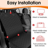 NECKORY 2 Pack Front Dog Seat Cover, Waterproof Car Seat Covers for Dogs Nonslip Scratch-Proof Dog Seat Cover Front Seat Cover for SUV, Sedans,Trucks,Cars - S, Black