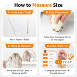 LOOBANI Small Dog Socks for Outside to Prevent Licking Paws, Dog Socks for Winter Snow/Hot Pavement, Dog Booties and paw Protectors for Senior Old Dogs, Outdoor Socks for Dogs with Straps