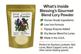 Blessings Gourmet Lory Powder Dry Lorikeet Food (2Lb)