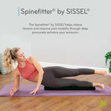 Spinefitter by Sissel, Back Stretcher for Lower-Back Pain Relief, Back-Cracking Device, Back Cracker, Upper- and Lower-Back Stretcher, Back Decompression Device, Lumbar Stretcher, Anthracite