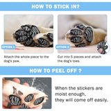 SCENEREAL Dog Paw Protector Anti-Slip Grips to Keeps Dogs from Slipping On Hardwood Floors, Best for Summer Hot Pavement, Dog Shoes Booties Socks Replacemen L 36 Pieces