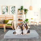 Waterproof Dog Bed Cover Replacement for 36 Inch Wire Crates, Heavy Duty Oxford Fabric Pet Bed Sleeve with Zipper, Washable & Durable Mattress Protector for Puppy, 34" L x 22" W x 3.5" H (Cover Only)