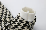 DroolingDog Pet Dog Houndstooth Sweatshirt Pets Designer Clothes Puppy Hoodie Dog Sweatshirts for Small Medium Large Boy Dogs, 3XL