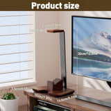 Controller Stand Wood Headphone Stand for Desk Gaming Desk Accessories Controller Holder for Gaming Equipment Headset Holder Gift for Father,Son,Husband,Boyfriend