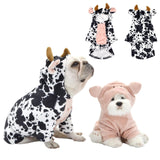 Stitch Dog Costume Dog Clothes for Medium Size pet Cow Costume Pet Halloween Animal Cosplay French Bulldog Funny Halloween Costumes