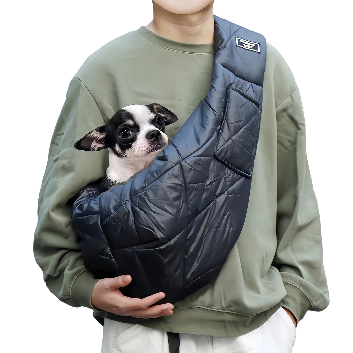 Cat and Dog Sling,Hands-Free Pet Carrier for Puppies,Dog Slings for Small Dogs for Small Pets,Windproof,Warm and Comfortable